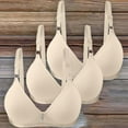 thumbnail image 2 of Comfy Bras for Women, Comdrip Comfort Seamless Bras Push Up Wireless Bras Full Coverage Bralettes Wireless Bras Everyday Bra Bra Pack A M, 2 of 3