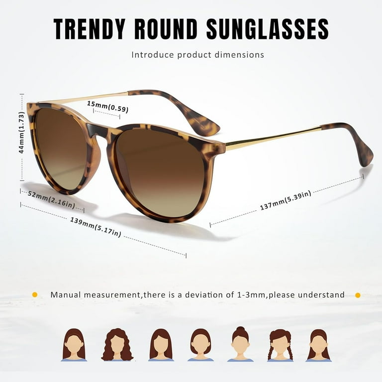 Polarized Sunglasses for Women Men - Trendy 2025 Vintage  display picture 3