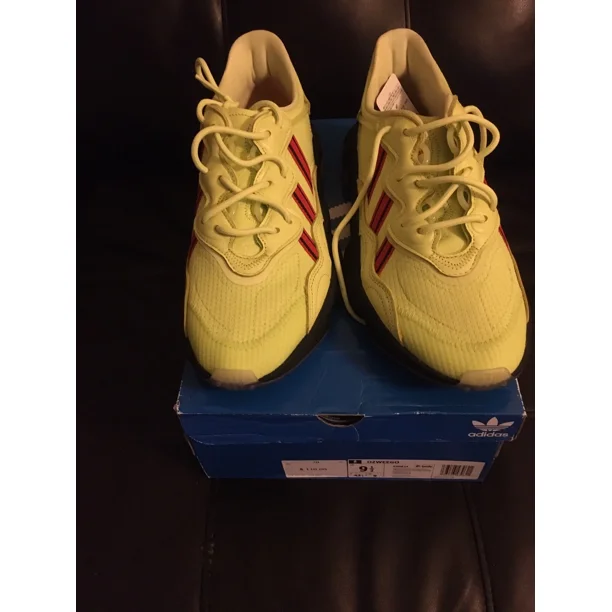 Ad-id-as ORIGINALS OZWEEGO CASUAL MEN's SEMI FROZEN YELLOW - RED - CORE BLACK NEW