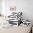 thumbnail image 6 of Homewish Retro Flowers 7-Piece Twin Bedding Sets for Kids Children Teens,Geometric Plaid Grid Bedding Comforter Set,Chic Floral Breathable Sheet Sets,Ultra Soft Home Decor,Reversible, 6 of 8