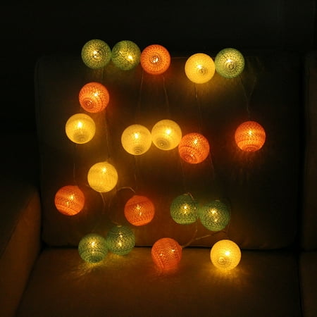 20 Sweet Pastel Cotton Ball With Led Battery Operated String Lights Wedding Walmart Canada