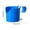 Blue, variant on Poolside Hanging Cup Holder with Drainage, Splashproof Drink Caddy for Above Ground Pools, Plastic Storage Rack for Hot Tub Deck Rail, Outdoor Beverage Organizer for Pool Party