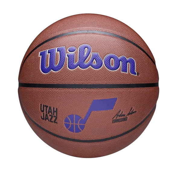 Balón de Básquetbol Wilson NBA Team Alliance Utah Jazz Talla 7 75 cm