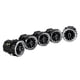 thumbnail image 1 of Luz Ambiental Turbo LED, Elegante Salida De Aire De Turbina Duradera De 5 Piezas Para Automóvil, 1 of 7