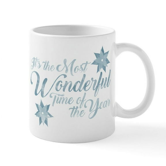CafePress - Wonderful Time Mug - 11 oz Ceramic Mug - Novelty Coffee Tea Cup