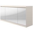 thumbnail image 1 of Manhattan Comfort Viennois 2.0 Buffet Miroir en Blanc Cassé, 1 of 5