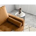 thumbnail image 6 of Pemberly Row Contemporary 70" Upholstered Velvet Sofa in Brown, 6 of 8
