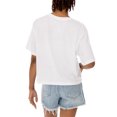 thumbnail image 5 of Women's Gameday Couture White Pace University Setters Claim To Fame Boxy Cropped T-Shirt, 5 of 5