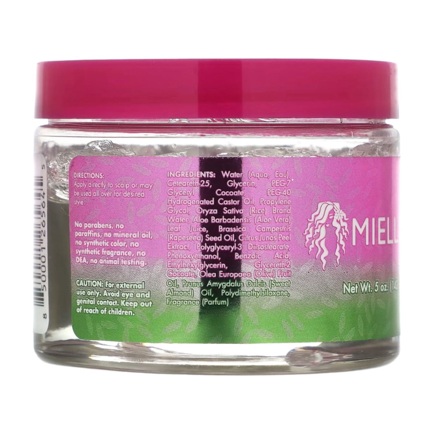 Mielle Rice Water & Aloe Braid Gel 5 oz