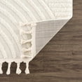 thumbnail image 4 of Hauteloom Guiling Living Room, Bedroom Area Rug - Contemporary - High Pile - Light Gray, Cream - 3'11" x 5'7", 4 of 11