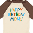 thumbnail image 4 of Inktastic Happy Birthday Mom Boys or Girls Long Sleeve Baby Bodysuit, 4 of 5