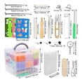 thumbnail image 3 of Wool Felt Felt Needle Kit Set 36 Colors Gift Tool Roving Material Complete Pcs Tool 109 Fiber Starter, 3 of 5