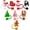 color 1, variant on 8PCS Christmas Straw Toppers for Cups,3D Santa Claus Xmas Tree Straw Cover Caps for 30&40 Oz Tumbler,10mm 0.4in Reusable Soft Silicone Drinking Xmas Tips Lids for Christmas Gift