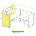 thumbnail image 5 of Modern Office Furniture 53-67H Powered Cubicles, 5 of 5