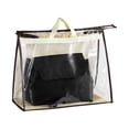 thumbnail image 2 of Tnobhg Handbag Storage Organizer Dust Bag with Handle Transparent Water-Resistant Purse Protector Handbag Dust Cover, 2 of 8