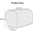 thumbnail image 2 of Stretchable Armrest Covers Set of 2, Checkered Print Sofa Slipcovers for Chairs, Protects from Stains and Scratches, Anti-Slip with Hook and Loop Fastening, 2 of 6