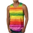thumbnail image 2 of ZCFZJW Workout Tank Tops for Men Big and Tall Regular Fit Casual Tie Dye Graphic Sleeveless Crew Neck Basic Tees Tops Loose Comfy Camisole Shirts Multicolor#02 XXXXXL, 2 of 6