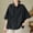 Black, variant on Womens Button Down Shirts Womens Cotton Linen Tunic Linen Shirts for Women Oversized Button Down Shirts for Women Button Down Plaid Shacket Shirt Button Down Shirt V Neck Blouses Black L