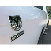 Chroma Graphics 041703 Ram Logo Shield & Text Aluminum Decal
