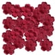 thumbnail image 2 of 100 piezas de pétalos de flores artificiales de seda de tela satinada para fiestas, hogar y bodas. Rojo oscuro, 2 of 9