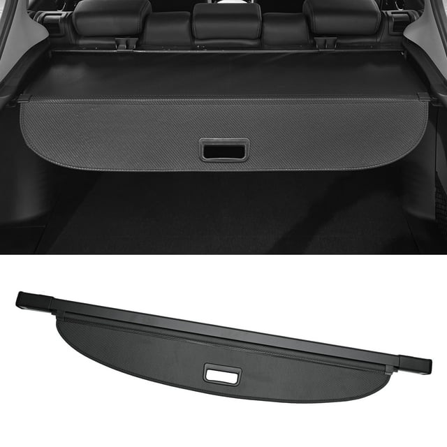 Cubierta de carga retráctil para maletero de automóvil para Hyundai IX35 2010-2015, estante de maletero trasero, cubierta de seguridad para equipaje, patrón de fibra de carbono negro