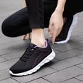 thumbnail image 5 of AUDeals Womens Running Safety Shoes Tennis Gym Sneakers Casual Comfortable Slip On Walking Lightweight Athletic Workout Breathable (Purple, 6.5), 5 of 8