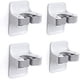thumbnail image 1 of Soporte para escobas, 4 unidades, resistente soporte para escobas de pared, agarre autoadhesivo, sin perforaciones, súper antideslizante, colgador para escobas y recogedores para el hogar., 1 of 5