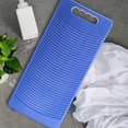 thumbnail image 2 of Plastic Rectangle Washboard Wash Clothes Board 50cm long red, green, blue random, 2 of 5