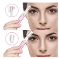 thumbnail image 4 of Upgraded Eyebrow Trimmer, Precision Electric Eyebrow Razor for Women Battery-Operated Facial Hair Remover with Comb No Pulling Sensation Painless for Face Chin Neck, Upper-Lip, Peach-Fuzz, 4 of 8