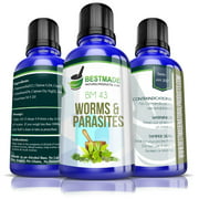 Worms & Parasites Remedy BM43 (30mL) 30-day Parasite Cleanse for Humans