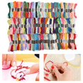 thumbnail image 4 of 150 Uds hilo de bordar multicolor punto de cruz ovillos de costura de algodón accesorios artesanales, 4 of 5