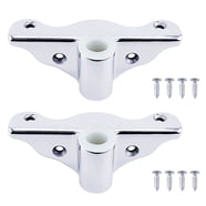Shoreline Marine SL52231-X Clamp-On Oarlock Horns – Heavy Duty, No Drilling Required, Plated For Durability