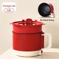 thumbnail image 4 of Boreal Craft Mini Hot Pot With Steamer For Cooking Ramen Cooker Non Stick Hot Pot Cooker Small Pot For Cooking Dorm Large Skillet T Fall Nonstick Fry Pan Split Pan for Cooking Non Pan Skillet Non, 4 of 4