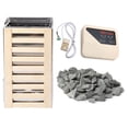 thumbnail image 2 of Sauna Poêle, 3.6kw 220V Contrôle Extérieur Chauffe-Sauna Mini Chauffe-Sauna Réponse Rapide, 2 of 8