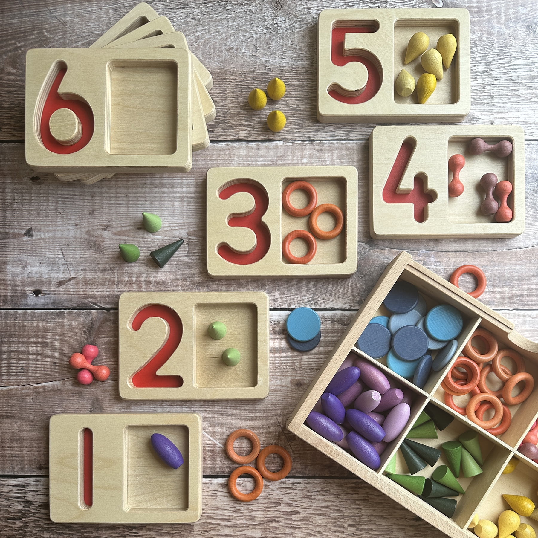 Learn Well Number Trays 1-9