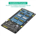 thumbnail image 4 of 2X Nueva Versión del Adaptador Dual M.2 NVME SSD A Dual SFF-8643, 4 of 5