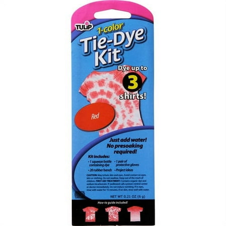Tulip 1-Color Red Fabric Tie-Dye Kit