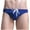 Blue, variant on Jamicy Mens Swim Briefs Gift for Men Men's Swimwear Briefs Swim Trunk Soft Triangle Thong Bikini Swimsuit Summer Swimming Bikini Bottoms