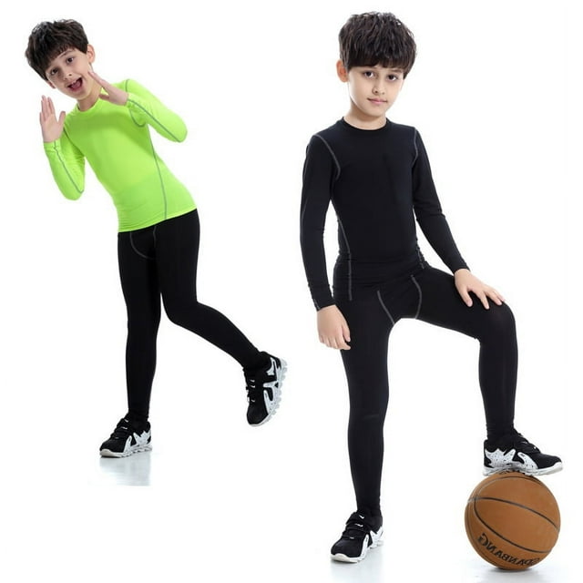 Leggings deportivos niño y niña secado rápido negro 140 Sincero Electrónica