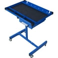 thumbnail image 2 of Adjustable Tear Down Work Table with Drawer for Garages, Repair Shops, and DIY, Portable, (4) 2.5" Swivel Casters, 220 Pound Capacity, Rubber Corners, Heavy Duty Steel,blue,, 2 of 18