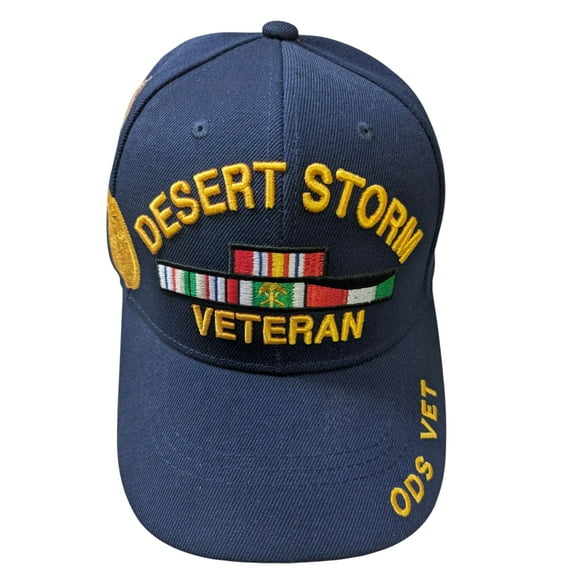 US Military Desert Storm Veteran ODS Blue Baseball Hat Cap