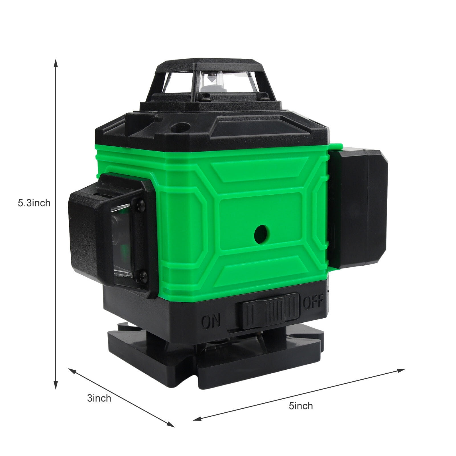 LineYDI 16 Lines 4D Laser Level 360° Self Leveling Rotary Cross Line Measure Batteries*2