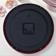 thumbnail image 6 of REGALWOVEN Wall Clock, Silent Non Ticking Battery Operated Modern Glow-In-The-Dark Clocks for Home Red 12 inch, 6 of 6
