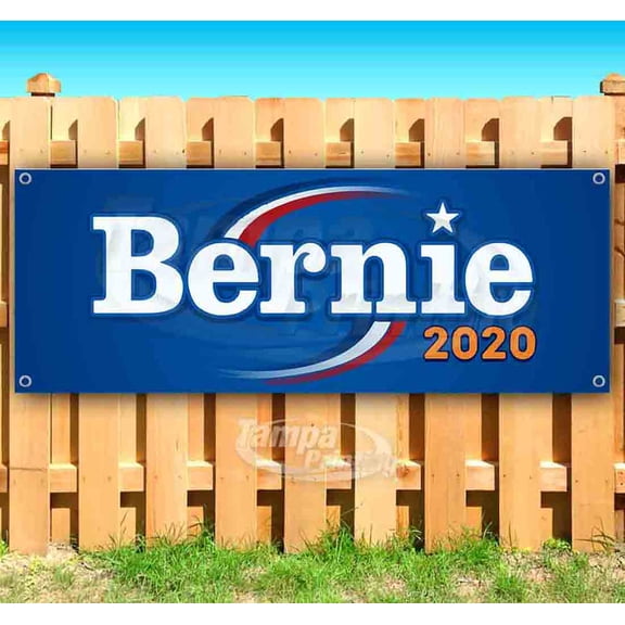 Bernie 2020 13 oz Vinyl Banner With Metal Grommets