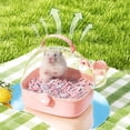 thumbnail image 4 of Hamster Cages with Water Bottle Breathable Outdoor Hamster Carrier Cage for Travel Cage Convenient Pet Carry Supplies, 4 of 8