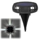 thumbnail image 3 of Lámpara solar subterránea para patio o pared, impermeable, tipo escalón, para empotrar en el suelo, estilo jardín, marco metálico, para campos, 1000 lúmenes, plegable, de bajo consumo, para, 3 of 8
