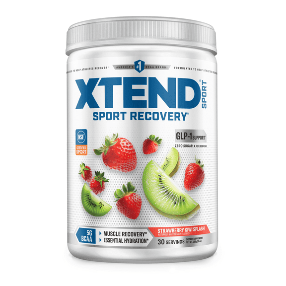 XTEND Sport 7G BCAA Powder Dietary Supplement Blue Raspberry Ice 12.2 Ounce