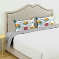 thumbnail image 3 of Yayeee Pillowcase Queen Size Set of 2 Satin Wrinkle Resistant Pillow Case, Bubbles Hamburger, 3 of 8