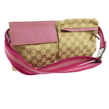 Gucci - Pink Monogram GG Belt Bag Fanny Pack 866833 - 0