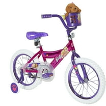 Barbie 16-inch Girls Bike with Plush Puppy by Dynacraft – Fun, Stylish, Sturdy, and Perfect for Kids Ages 5-7 Learning to Ride